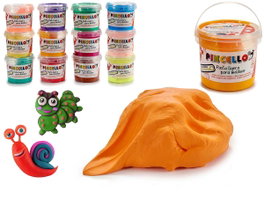 Pincello Pâte à Modeler Légère 500g Assortiment Couleurs 16x14x16 cm (Set de 12)