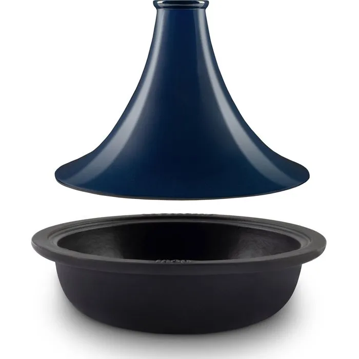 La Fonderie Tajine en fonte TINGHIR Ø 29 cm - Bleu marine La Fonderie Tajine en fonte TINGHIR Ø 29 cm - Bleu marine