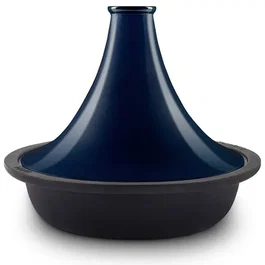La Fonderie Tajine en fonte TINGHIR Ø 29 cm - Bleu marine