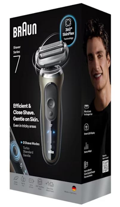 Braun Series 7 72-C1200s Rasoir Électrique Noir, Bronze et Acier Inoxydable Braun Series 7 72-C1200s Rasoir Électrique Noir, Bronze et Acier Inoxydable