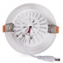 Spot LED Circulaire Downlight 9W 1260Lm 6000K Blanco Frío Anti-éblouissant UGR19