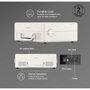 Mixx Audio Revival 55 - Platine vinyle Bluetooth, 3 vitesses, Crème
