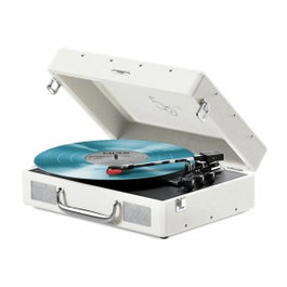 Mixx Audio Revival 55 - Platine vinyle Bluetooth, 3 vitesses, Crème