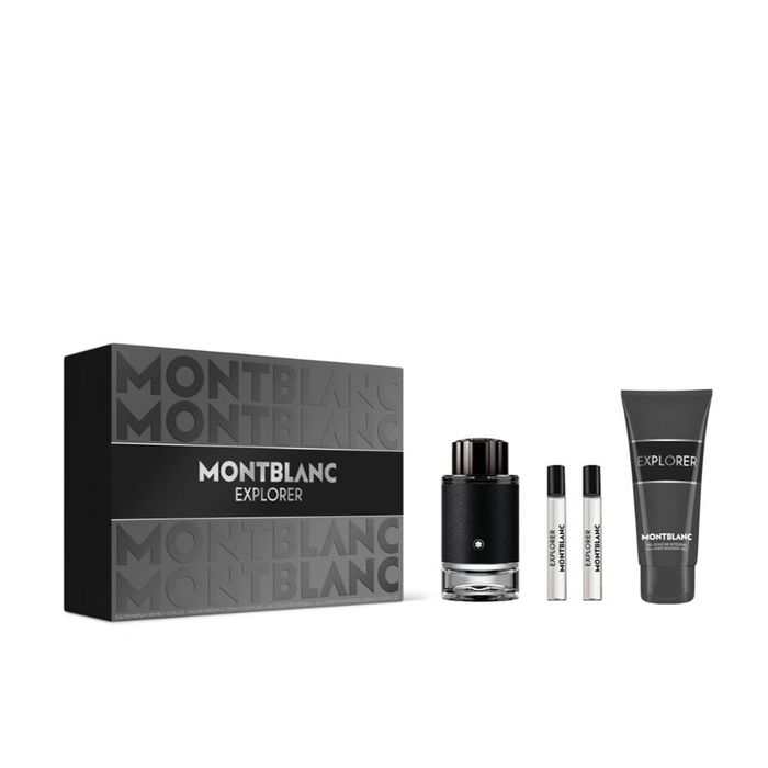 Montblanc Explorer Étalon Coffret 4 Pièces : Eau de Parfum Vaporisateur 100 ml, 2 x Eau de Parfum Vaporisateur 7.5 ml et Gel Douche 100 ml - Parfum Homme Boisée Aromatique Cuir Montblanc Explorer Étalon Coffret 4 Pièces : Eau de Parfum Vaporisateur 100 ml, 2 x Eau de Parfum Vaporisateur 7.5 ml et Gel Douche 100 ml - Parfum Homme Boisée Aromatique Cuir