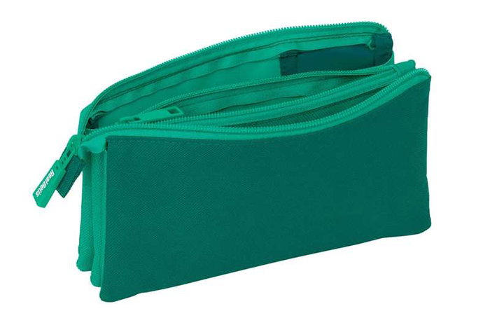 Safta Triple Porte-Tout Étanche Real Betis Balompié - Boîte de Rangement 22 x 12 x 3 cm