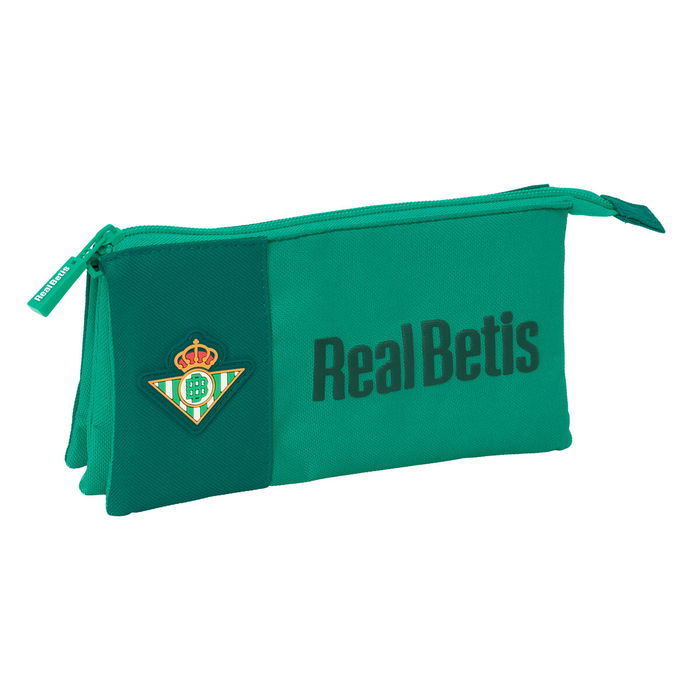 Trousse Fourre-Tout Triple Real Betis Balompié Vert 22 x 12 x 3 cm Trousse Fourre-Tout Triple Real Betis Balompié Vert 22 x 12 x 3 cm