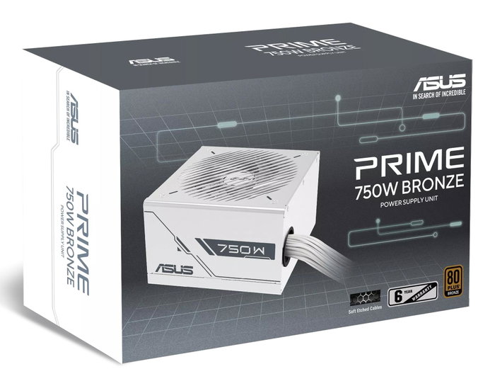 Asus PRIME 750B Blanche