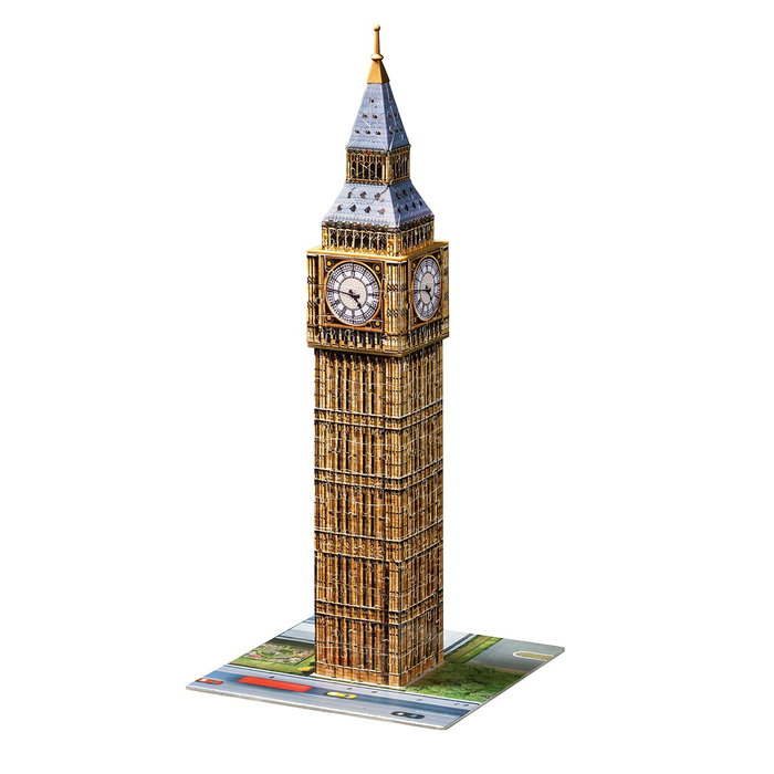 Ravensburger Puzzle 3D Big Ben 12554 - Modèle à Construire pour Adultes avec Technologie Easy Click, 8 ans et plus