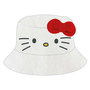 Cerdá Bonnet Pêcheur en Fausse Fourrure Hello Kitty pour Enfant 3 ans - Blanc