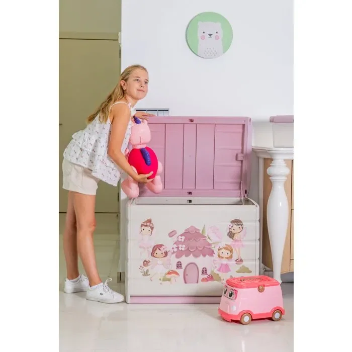Plastiken Coffre de rangement Hada - 260 L - 80 x 61 x 53 cm - Jouets et peluches