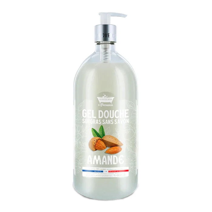 Les Petites Bains de Provence - Gel douche Amande pour peaux sensibles - Flacon 1000 ml - Corps Les Petites Bains de Provence - Gel douche Amande pour peaux sensibles - Flacon 1000 ml - Corps