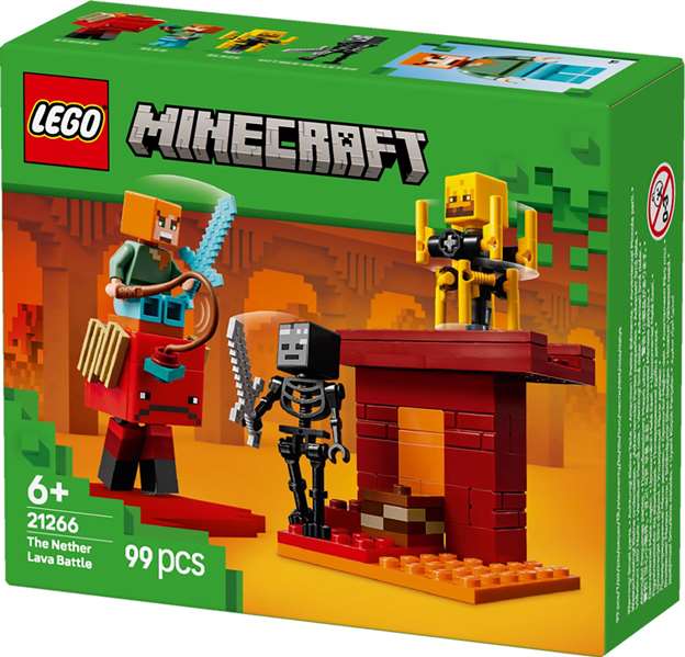 LEGO Minecraft 21266 La bataille de la lave du Nether LEGO Minecraft 21266 La bataille de la lave du Nether