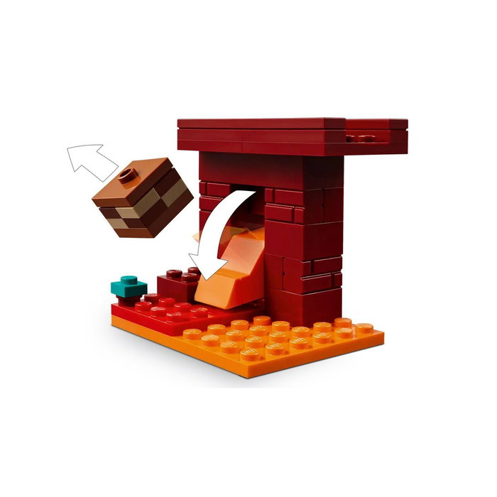 LEGO Minecraft 21266 La bataille de la lave du Nether LEGO Minecraft 21266 La bataille de la lave du Nether