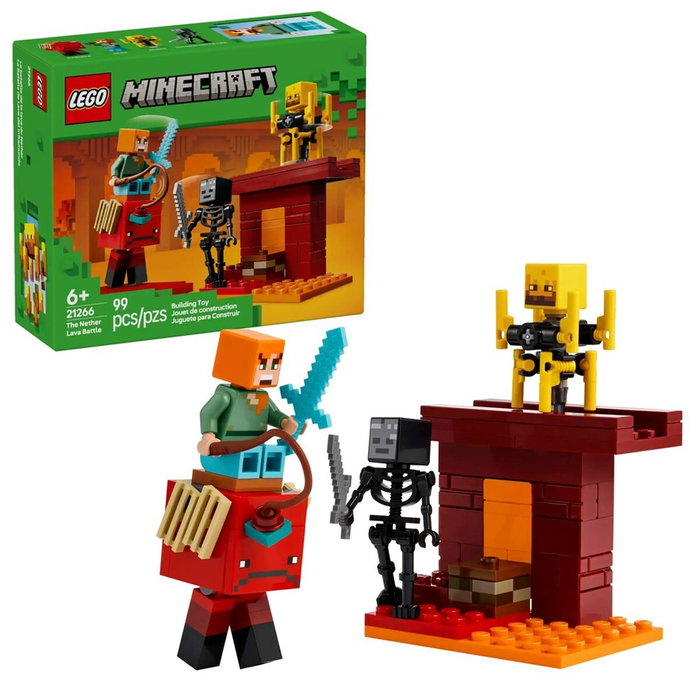 LEGO Minecraft 21266 La bataille de la lave du Nether LEGO Minecraft 21266 La bataille de la lave du Nether