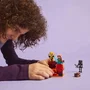 Lego Minecraft 21266 La Bataille de la Lave du Nether, Jeu de Construction - Set avec 4 Personnages