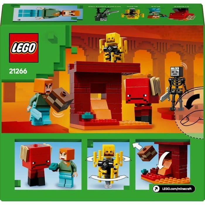 LEGO Minecraft 21266 La bataille de la lave du Nether LEGO Minecraft 21266 La bataille de la lave du Nether