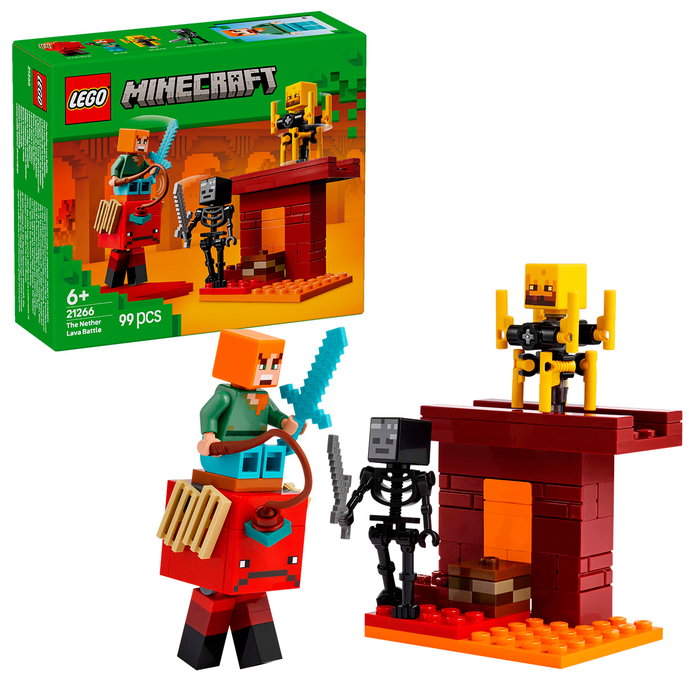 LEGO Minecraft 21266 La bataille de la lave du Nether LEGO Minecraft 21266 La bataille de la lave du Nether