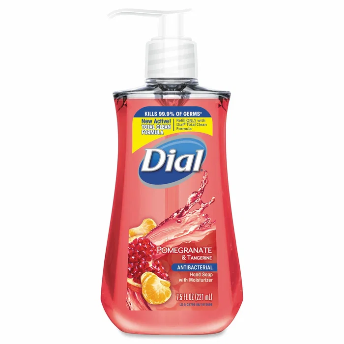 Dial Savon liquide antibactérien Grenade & Mandarine 221 ml