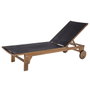 Nina Chaise longue Nina Nina Noir 200 x 65 x 85 cm