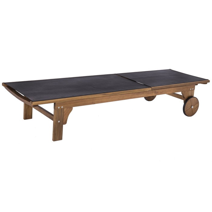 Nina Chaise longue Nina Nina Noir 200 x 65 x 85 cm