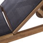 Nina Chaise longue Nina Nina Noir 200 x 65 x 85 cm