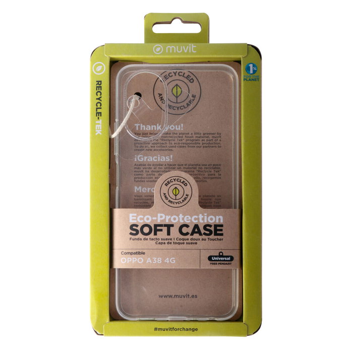 Protection pour téléphone portable Muvit for Change Oppo A38 4G OPPO A38