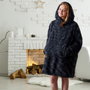 Home Deco Factory Sudadera avec capuche et poche effet mosaïque trencadís