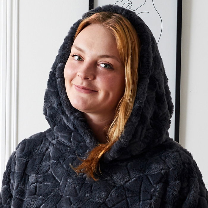 Home Deco Factory Sudadera avec capuche et poche effet mosaïque trencadís Home Deco Factory Sudadera avec capuche et poche effet mosaïque trencadís