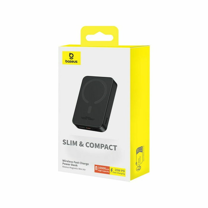 Baseus Powerbank P10059001113-00 Noir 10 000 mAh Baseus Powerbank P10059001113-00 Noir 10 000 mAh