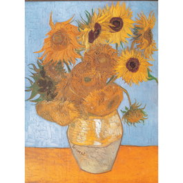 CLEMENTONI Puzzle 1000 Pièces 'Les Tournesols' de Van Gogh - Collection Musée - Version Espagnole