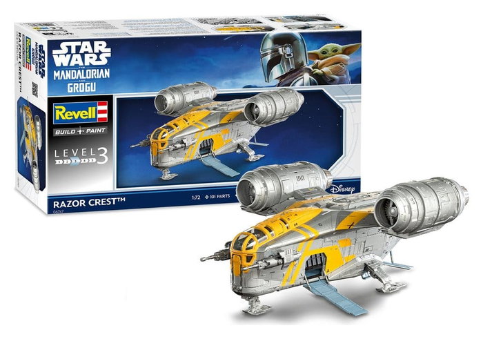Star Wars The Mandalorian and Grogu Revell maquette 1/72 Razor Crest 34 cm Star Wars The Mandalorian and Grogu Revell maquette 1/72 Razor Crest 34 cm
