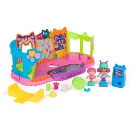 Spin Master - Gabby et la Maison Magique - Playset Roller Disco - Coffret avec Figurines Gabby et Marty, 8 Accessoires et Autocollants
