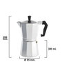 ORYX Cafetière Italienne Classic Aluminium 6 Tasses