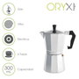 ORYX Cafetière Italienne Classic Aluminium 6 Tasses