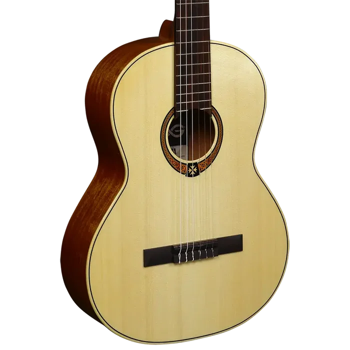 LAG Guitare classique Occitania 88 4/4 - Table épicéa Engelmann massif, finition naturelle, nylon