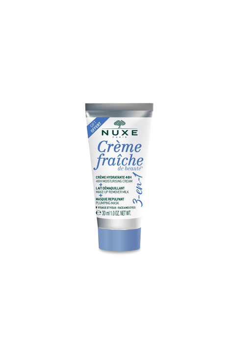 Nuxe - Crème Fraîche de Beauté - Crème Hydratante, Lait Démaquillant & Masque Repulpant 3-en-1 - 30 ml Nuxe - Crème Fraîche de Beauté - Crème Hydratante, Lait Démaquillant & Masque Repulpant 3-en-1 - 30 ml