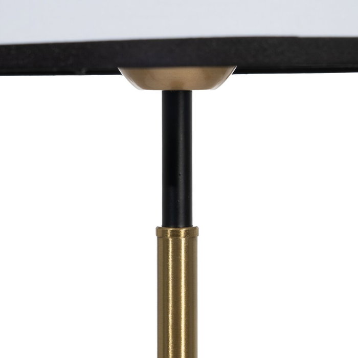 BigBuy Home Lampe de bureau Blanc Noir Doré BigBuy Home Lampe de bureau Blanc Noir Doré