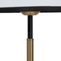 BigBuy Home Lampe de bureau Blanc Noir Doré