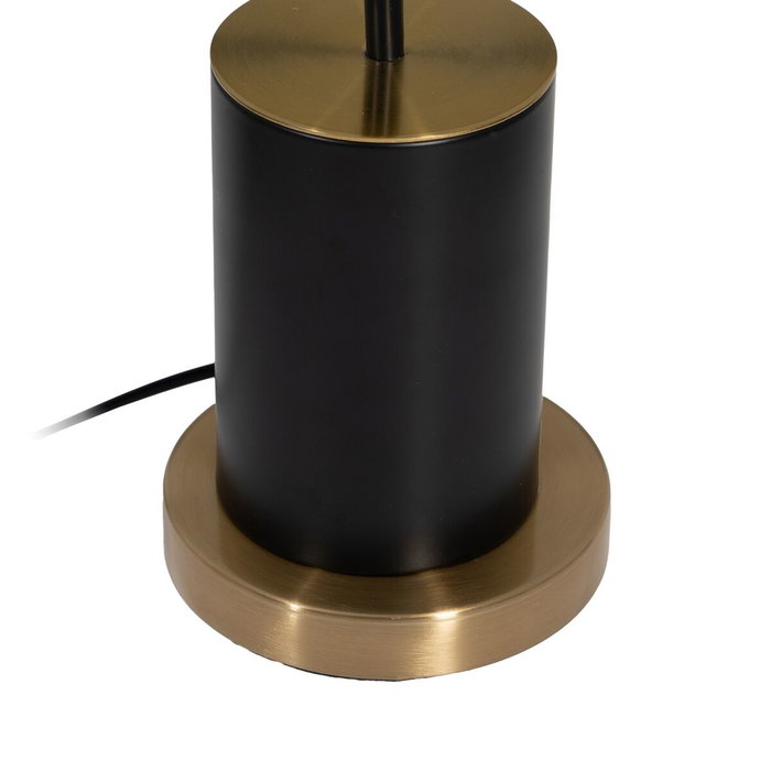 BigBuy Home Lampe de bureau Blanc Noir Doré BigBuy Home Lampe de bureau Blanc Noir Doré