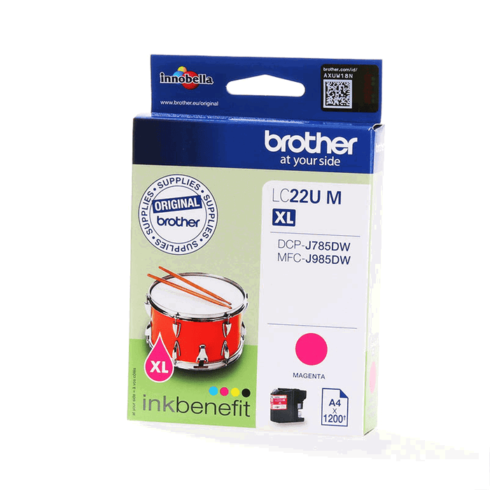 Brother LC-22UM / LC22UM Cartouche d'encre Magenta pour imprimante Brother LC-22UM / LC22UM Cartouche d'encre Magenta pour imprimante