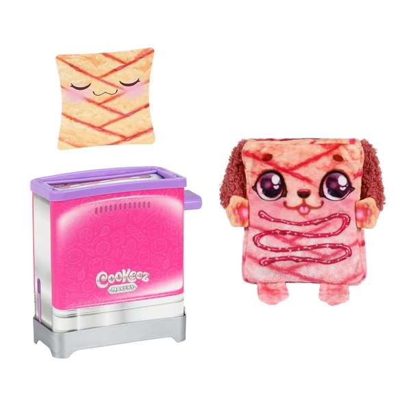 Cookeez Makery Toasty Treatz - Grille-pain interactif et peluche parfumée surprise