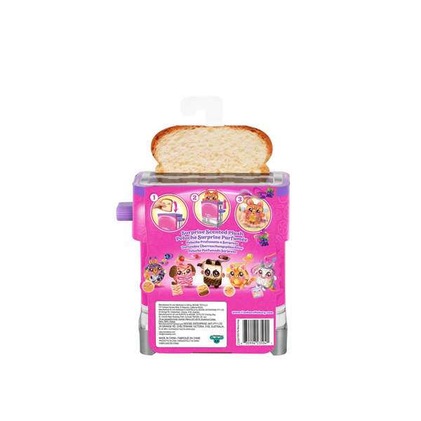 Cookeez Makery Toasty Treatz - Grille-pain interactif et peluche parfumée surprise