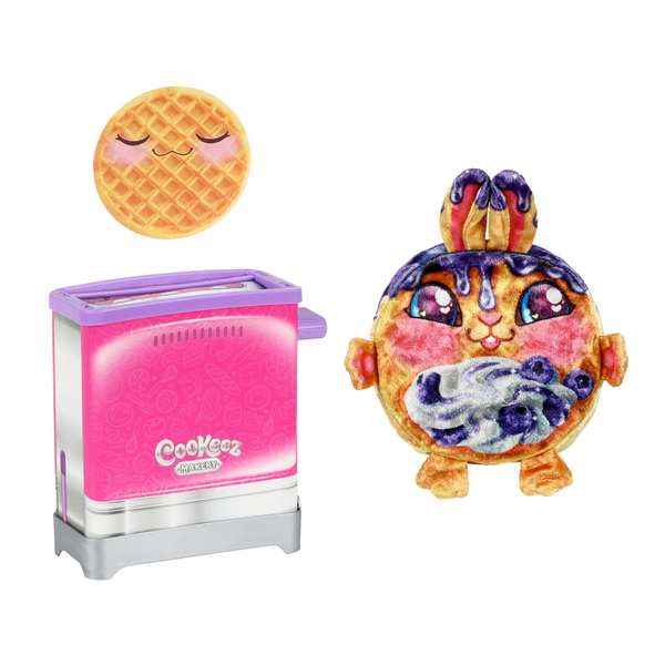 Cookeez Makery Toasty Treatz - Grille-pain interactif et peluche parfumée surprise