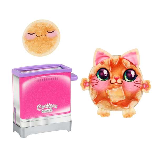 Cookeez Makery Toasty Treatz - Grille-pain interactif et peluche parfumée surprise