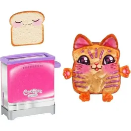 Cookeez Makery Toasty Treatz - Grille-pain interactif avec peluche parfumée en forme de toast aléatoire - 12 modèles à collectionner - Dès 5 ans