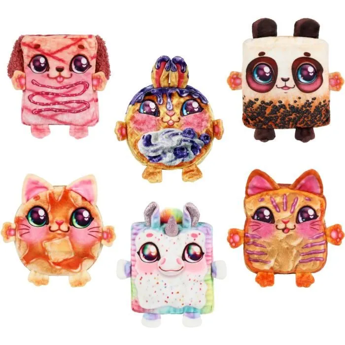 Cookeez Makery Toasty Treatz - Grille-pain interactif avec peluche parfumée en forme de toast aléatoire - 12 modèles à collectionner - Dès 5 ans