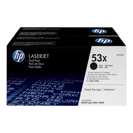 HP 53X Pack de 2 Cartouches de Toner Noir Q7553XD