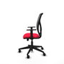 PIQUERAS Y CRESPO Chaise Motilla Synchrone/Traslack Rouge et Gris