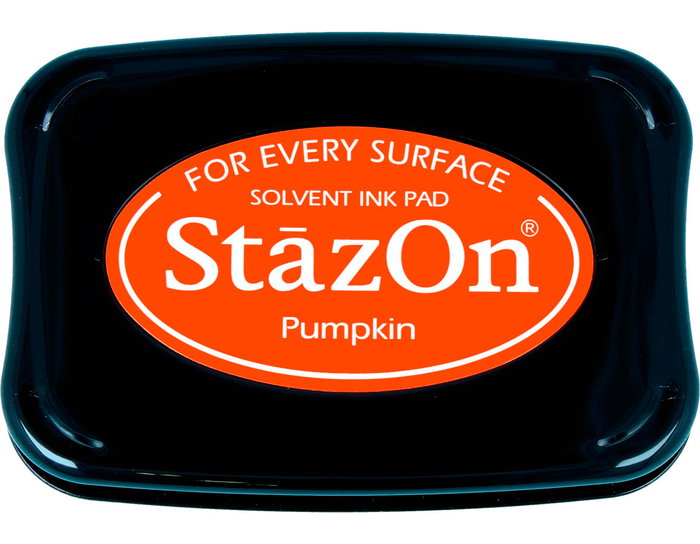 Tsukineko Tampon encreur STAZON couleur calabaza 99x68mm Tsukineko Tampon encreur STAZON couleur calabaza 99x68mm