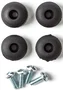 Dunlop Pat en caoutchouc pour pédale Wah-Wah (X4)